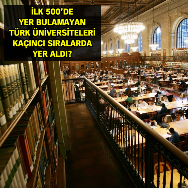 Dünyanın en iyi üniversiteleri sıralandı