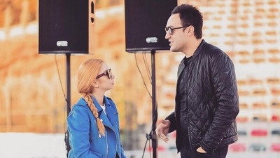 Sevgilisiyle hasret giderdi