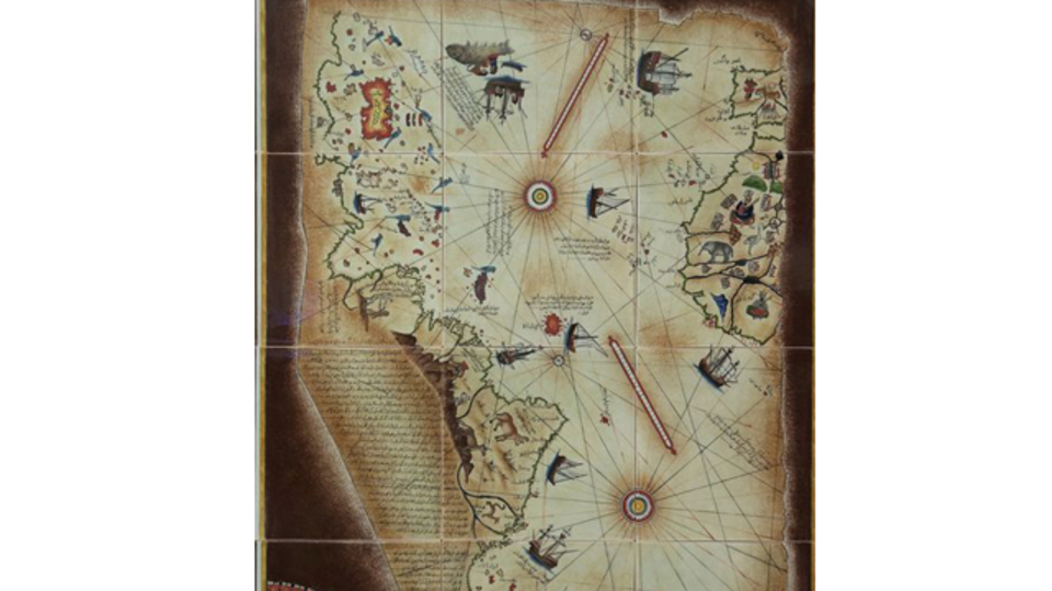 Piri Reis'in haritası 'Dünya Belleği Kütüğü'nde
