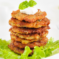 Fırında sebzeli mücver