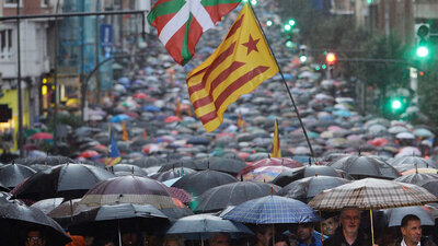 Bask'taki sembolik referandumda 'hayır' çıktı!