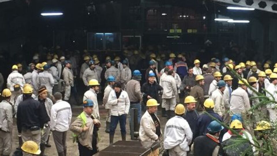 Zonguldak'ta madenciler eylem başlattı
