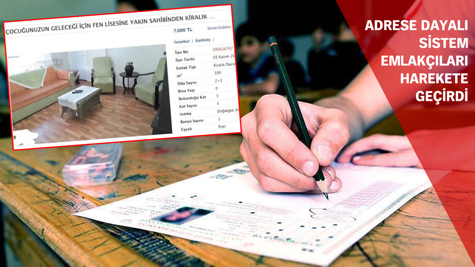 Fen lisesi yanında daire!