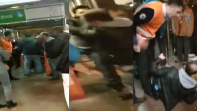 İncirli Metrobüs Durağı'nda meydan dayağı