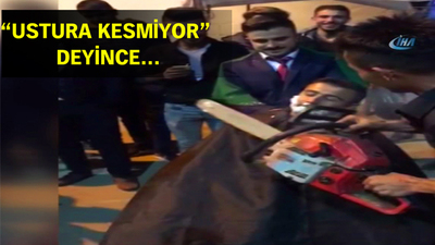 Yok böyle damat tıraşı!