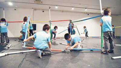 Küçük mimarlar işbaşında