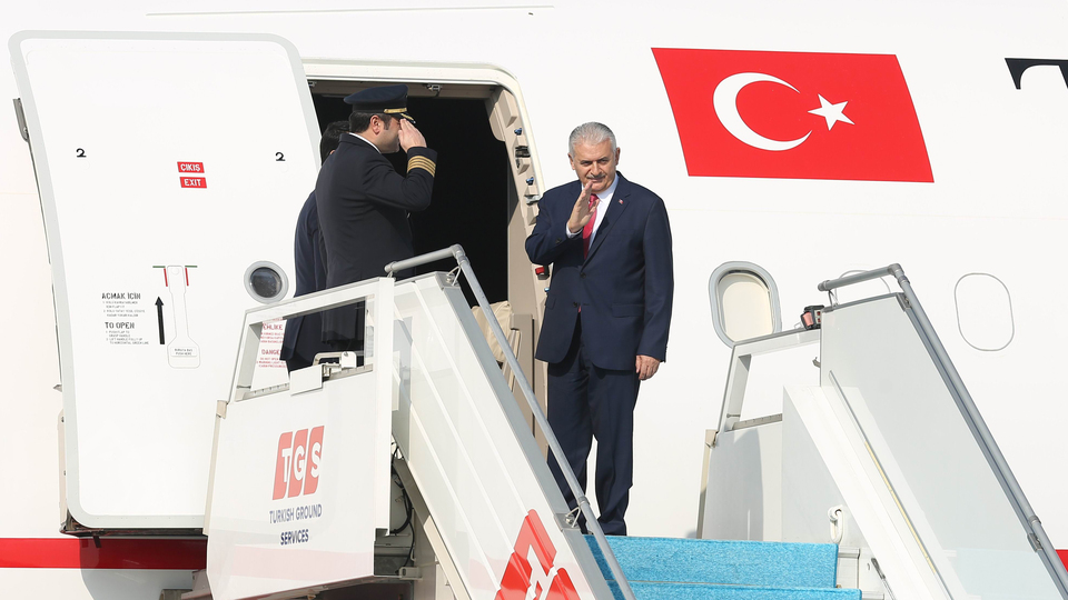 Başbakan Yıldırım ABD'den ayrıldı