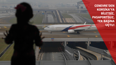 7 yaşındaki kaçak yolcu!