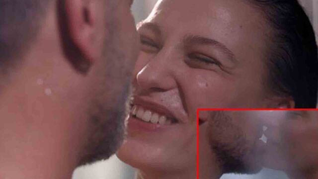 Serenay ile Ozan'ın öpüşme sahnesi olay oldu