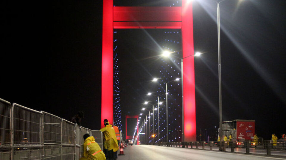 15 Temmuz Şehitler Köprüsü yeniden trafiğe açıldı