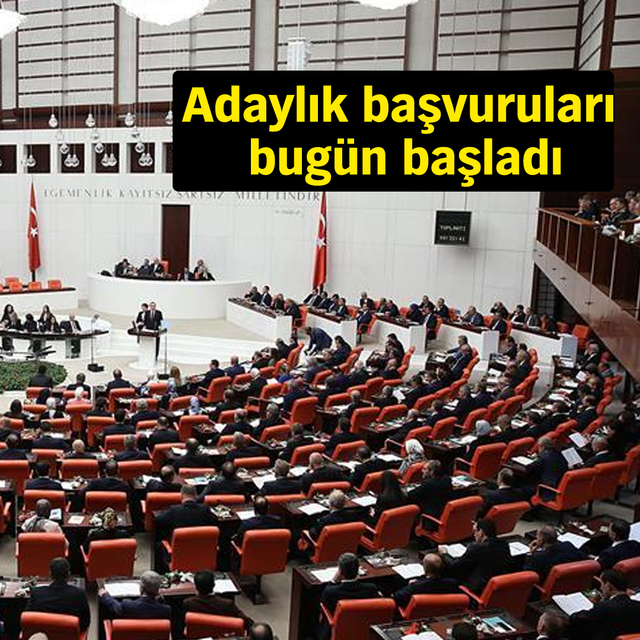 Meclis Başkanlığı seçimi için adaylık süreci başladı