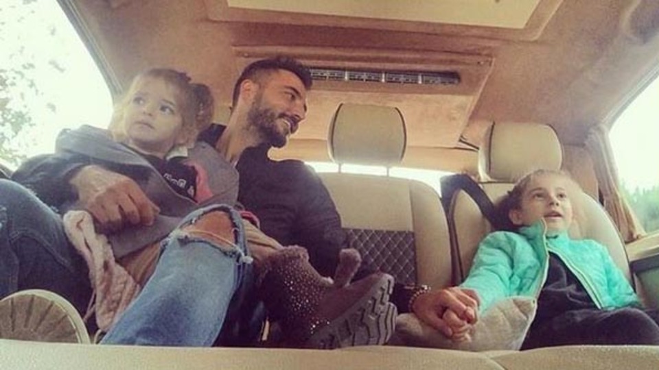 Kızlarına kavuştu!