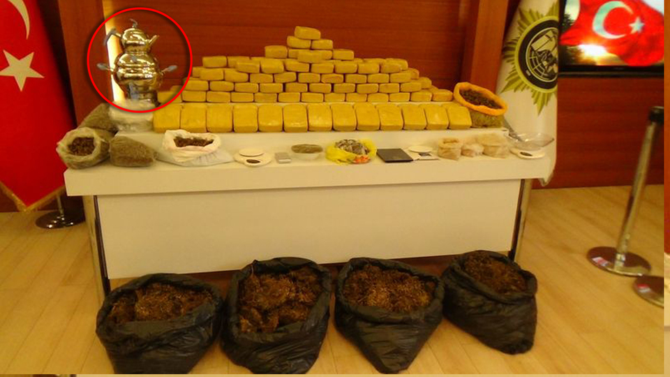 Narkotik polisinin gözünden kaçmadı!