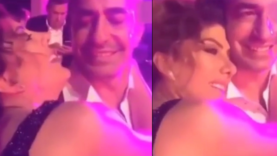 Ünlü çiftin romantik anları