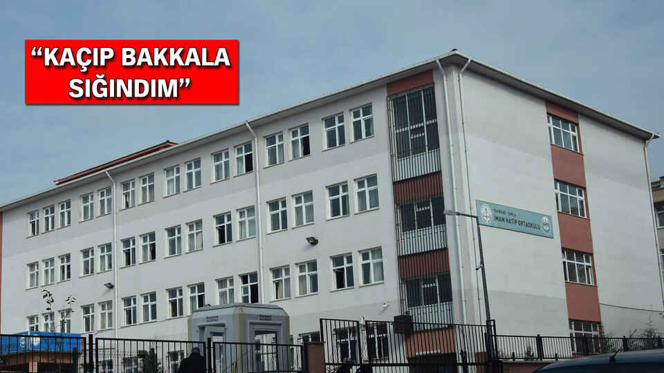 Çorlu'da İmam Hatip Ortaokulu öğrencisinden korkunç iddia!