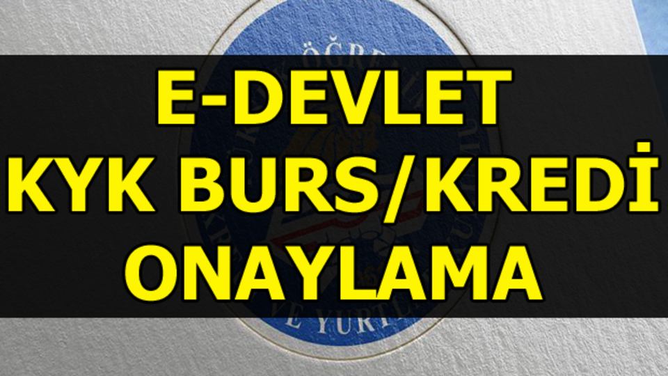 KYK burs taahhütname onayı nasıl yapılır?