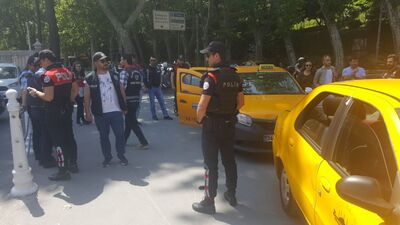 İstanbul'da taksilere polis denetimi