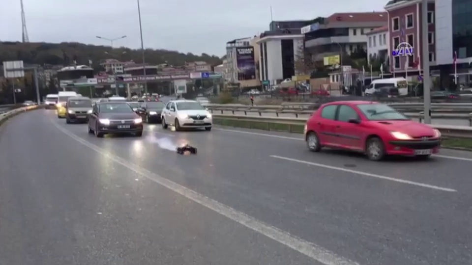 Trafikte tehlikeli 'oyun'