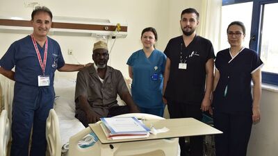 Somalili hasta Manisa'da şifa buldu