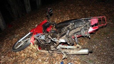 Kazada motosiklet sürücüsü Mertay öldü, arkadaşı ağır yaralı