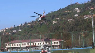 Cumhurbaşkanı Erdoğan, Ayder'i havadan inceledi