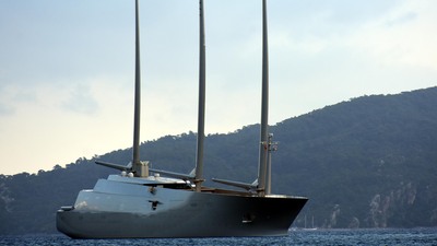 450 milyon dolarlık yelkenli yat Marmaris'te