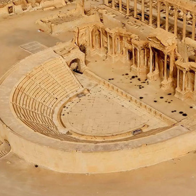 Palmira'da 3D inşaatı