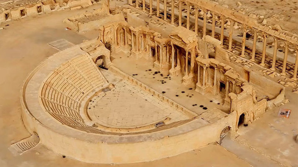 Palmira'da 3D inşaatı