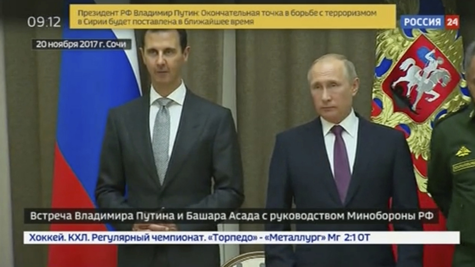 Esad, Rusya'da Putin ile görüştü