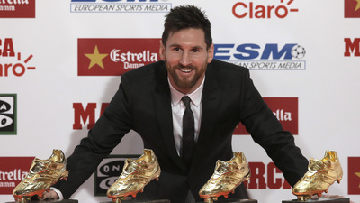 Altın Ayakkabı 4. kez Messi'nin!