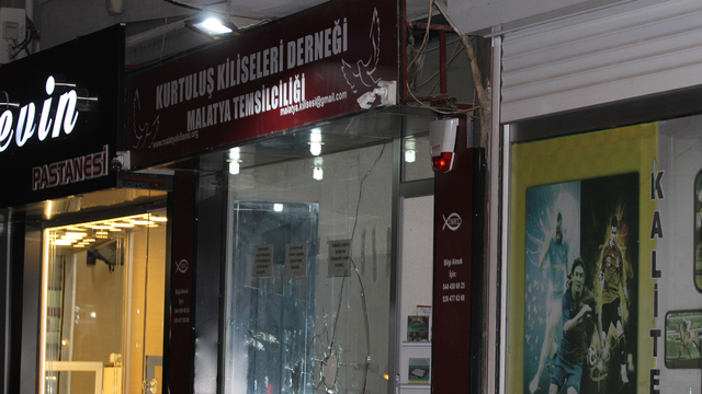 Kurtuluş Kiliseleri Derneği Temsilciliği'ne saldırı