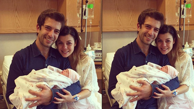 Ünlü çiftin mutlu günü