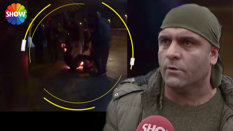 Metrobüs durağında kavga ettiği tinerciyi ateşe verdi!