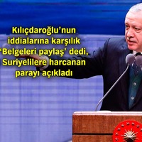 Erdoğan: Yurtdışına giden tek kuruş para yok