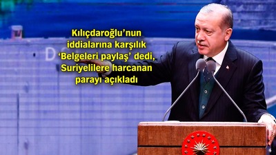 Erdoğan: Yurtdışına giden tek kuruş para yok