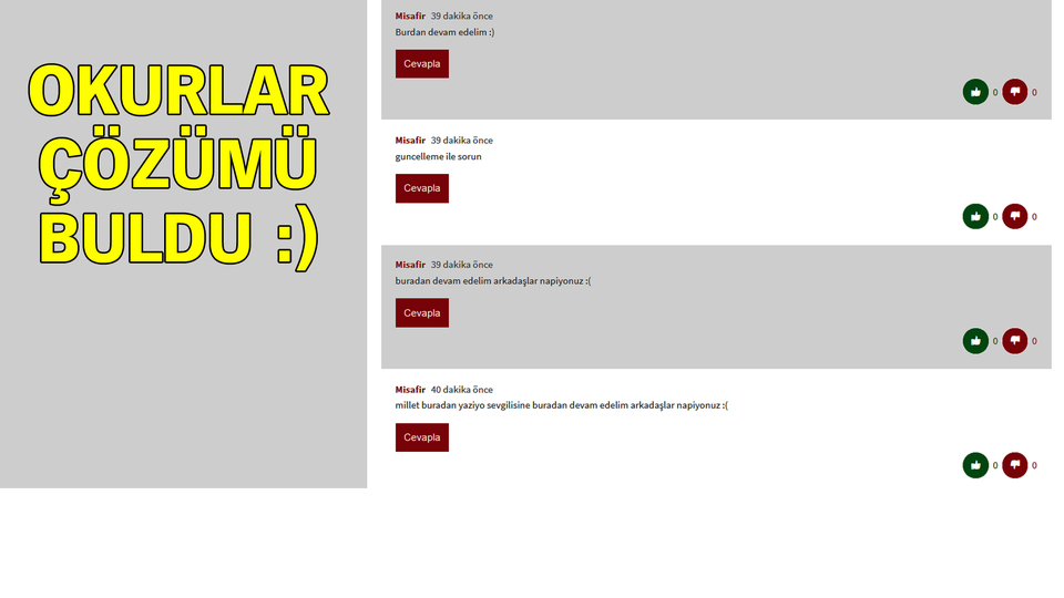 Whatsapp yoksa Haberturk.com var!