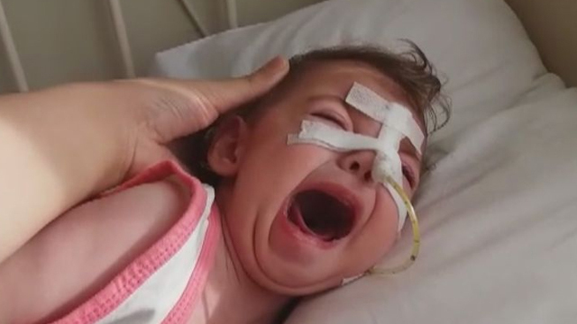 Epilepsi hastası minik Hira Nur'un çığlıkları yürek burktu