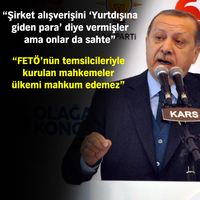 Erdoğan'dan CHP'ye 'dekont' yanıtı, ABD'ye 'Zarrab' mesajı