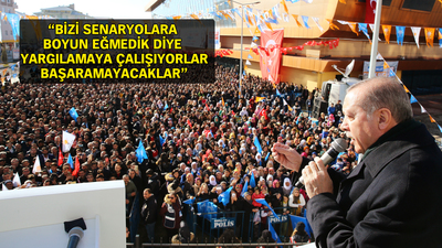 Erdoğan: Tezgah belli, PKK'yı, FETÖ'yü bunun için sahaya sürdüler