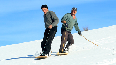 Rize'de "Petranboard" ile kayak keyfi