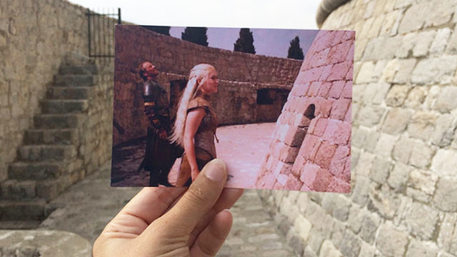 Game of Thrones sevgisi bunu da yaptırdı! Aynı yerlerde fotoğraf çekti
