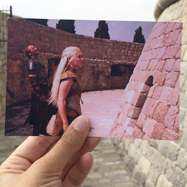 Game of Thrones sevgisi bunu da yaptırdı! Aynı yerlerde fotoğraf çekti