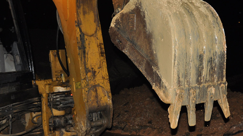 Yoğun yağış nedeniyle yol çöktü!