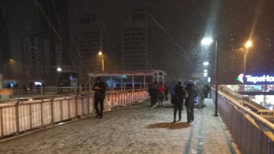 İstanbul'da beklenen kar yağışı başladı