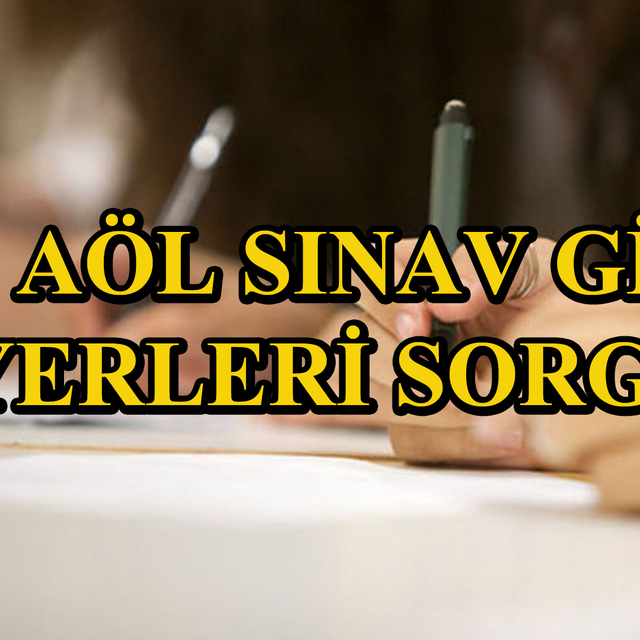 AÖL sınav giriş belgesi yayınlandı