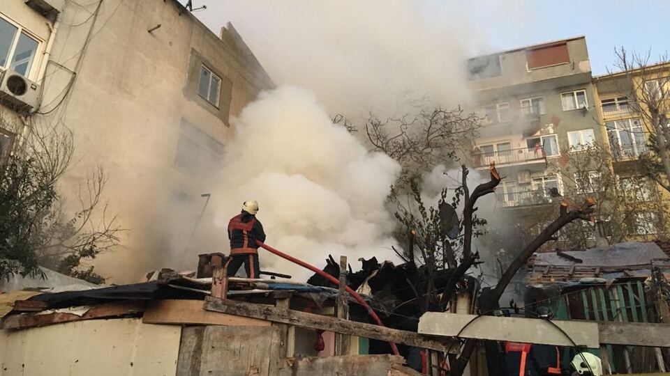 Üsküdar'da korkutan yangın