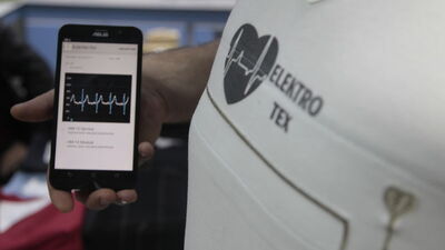 Kalbin haritasını çıkaran tişört geliştirildi!