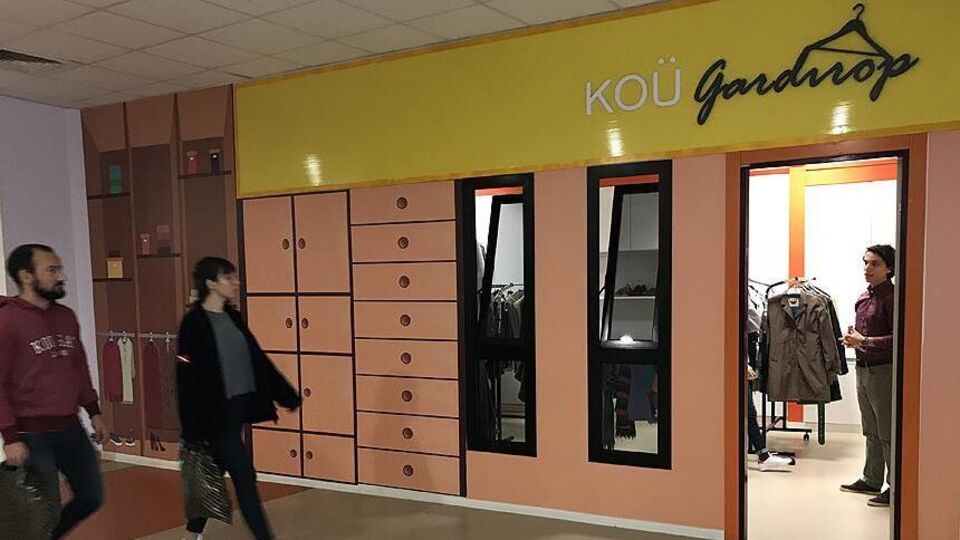 Paylaşım kültürünü üniversitenin 'gardırobu' ile yaşatıyorlar