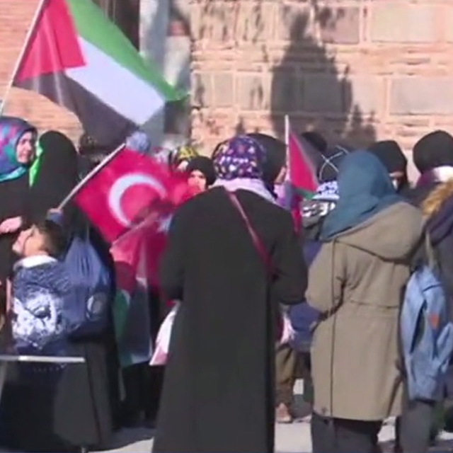 Türkiye'de Kudüs protestoları! On binler toplandı