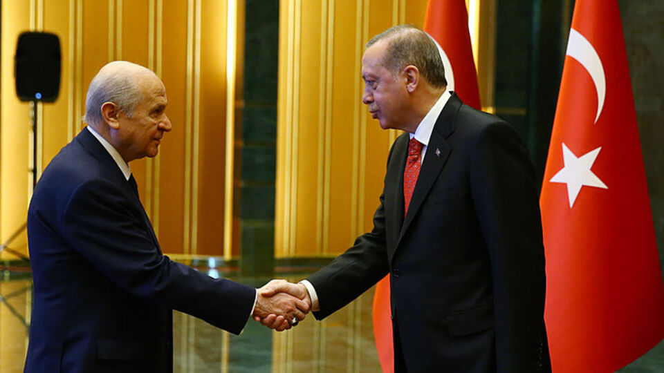 Erdoğan-Bahçeli görüşmesinde Kudüs zirvesi ele alındı